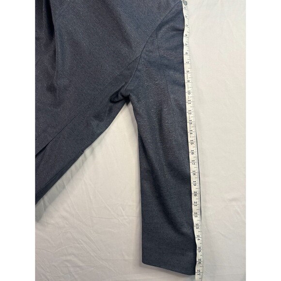 Q by Flynt Blazer Mens Size 48R Booth Jacket Navy 2 Button Single-Breasted - Picture 15 of 16